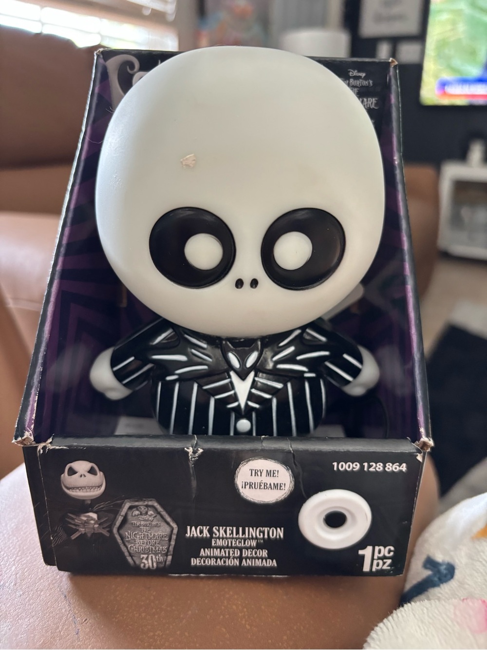 Disney Jack Skellington Figure - Black and White